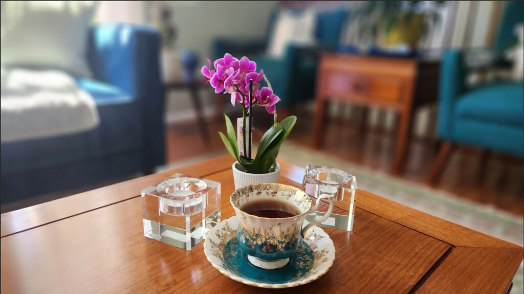 Cup of tea on a table